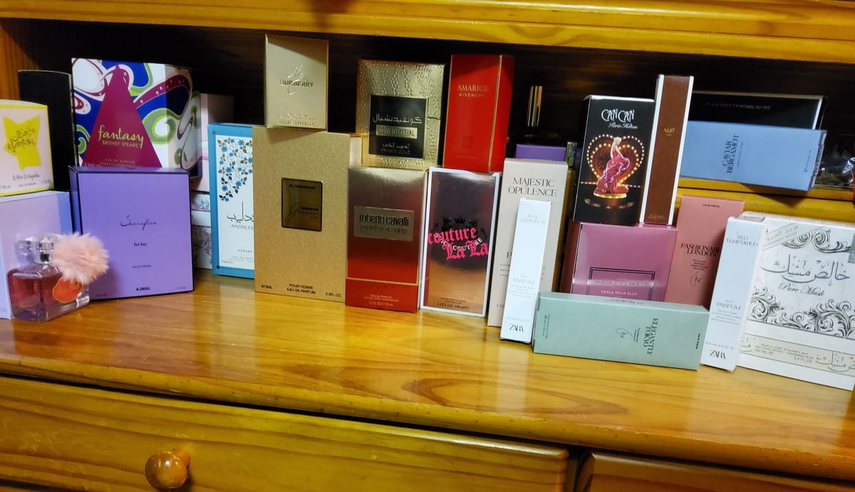 I decluttered! This is about 80% of my farewell fragrances. While I need the space, I'll definitely miss a few.