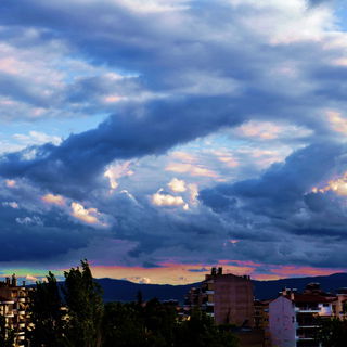 Indecisive skies...