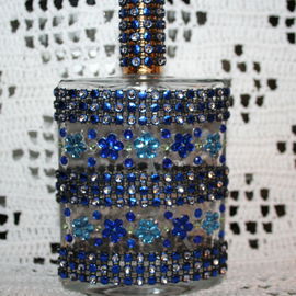 Flasche in blau