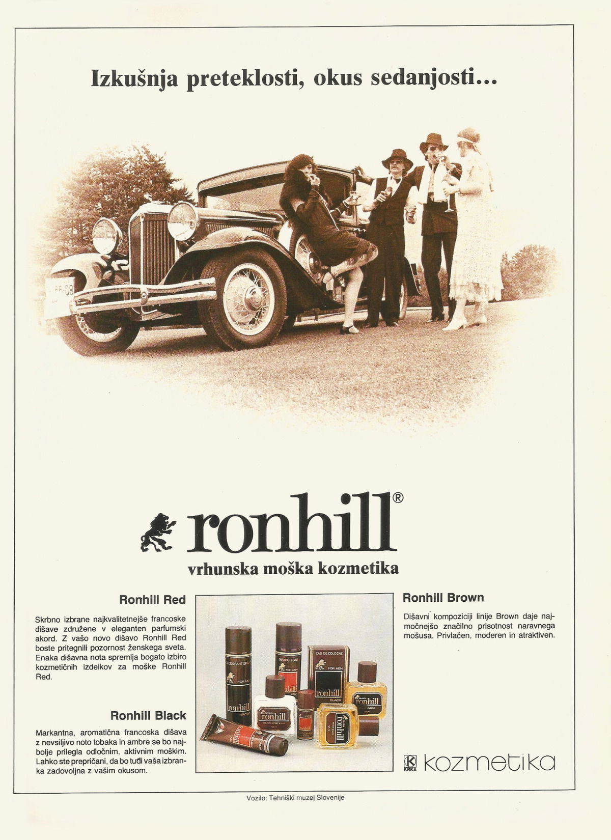 Ronhill Black, Brown & Red - Krka Novo Mesto, Slovenia, Yugoslavia