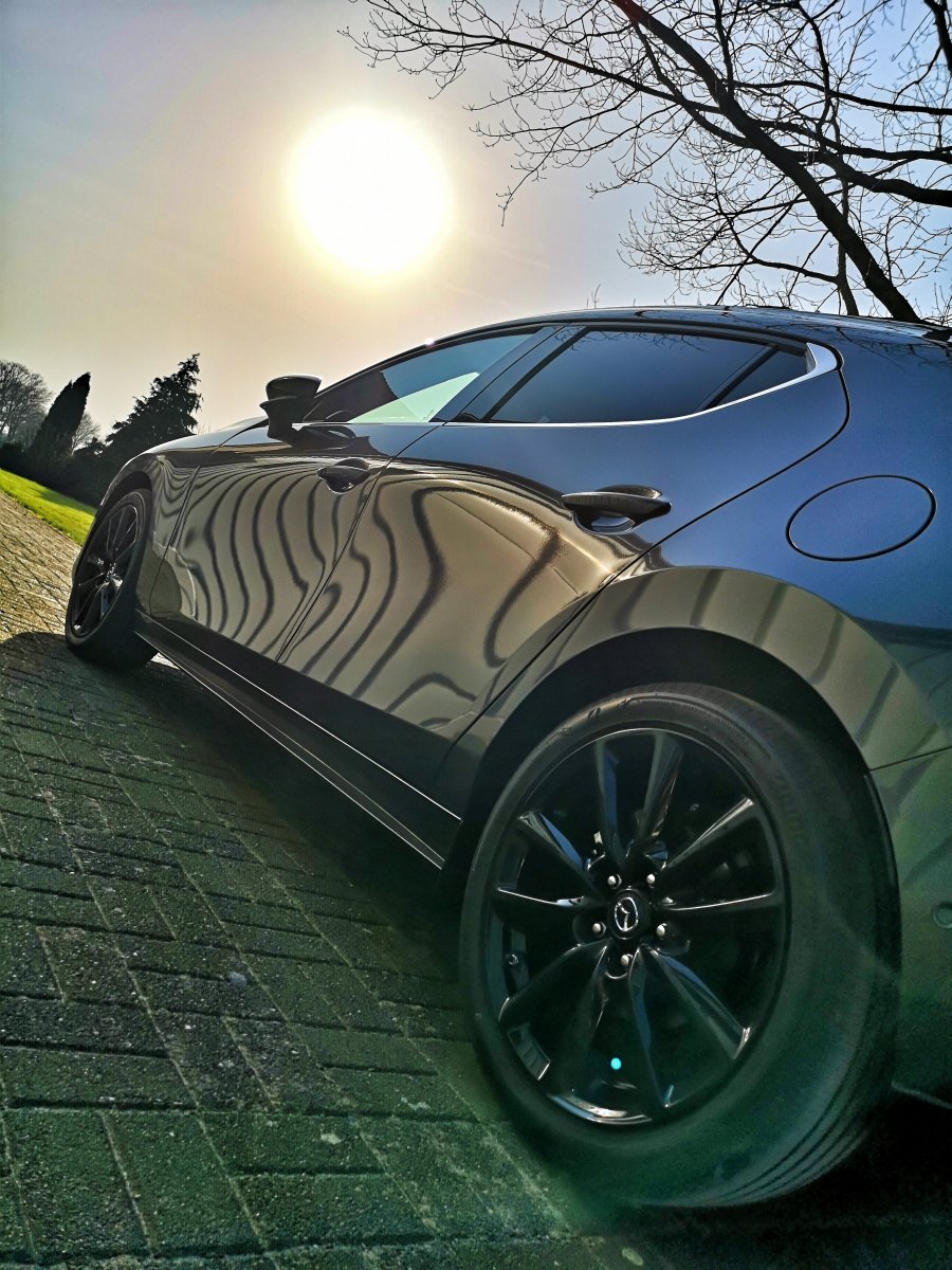 New car and sunny weather... 8-)