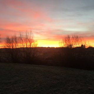 Sonnenaufgang am Trauf...