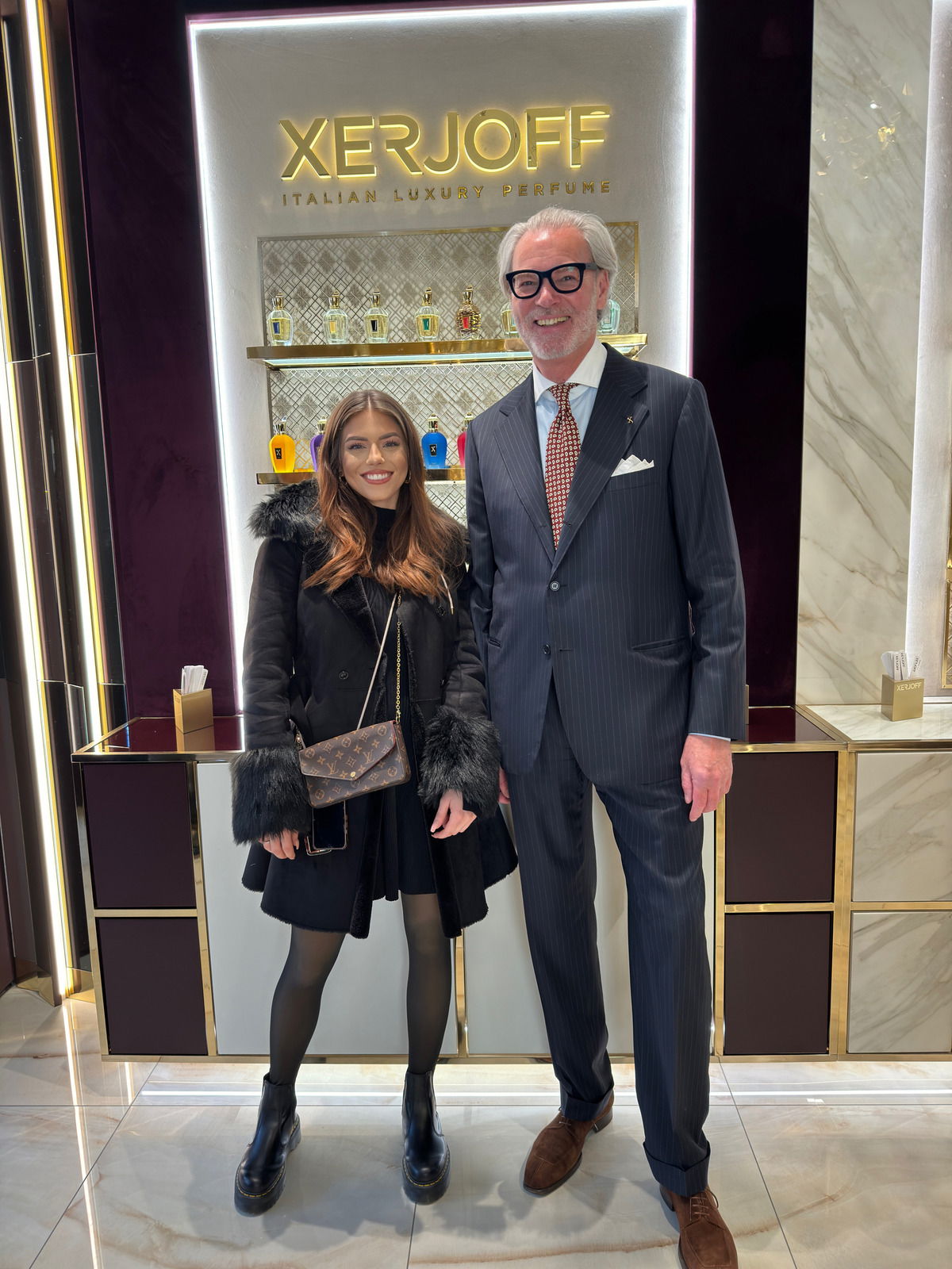 Mit Herbert bei Xerjoff in FFM ☺️