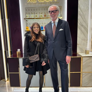 Mit Herbert bei Xerjoff...