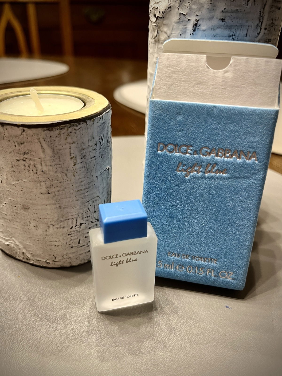 D&G light blue Miniatur