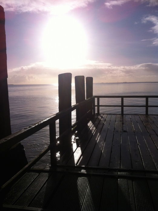 Föhr - Auf der Seebrücke