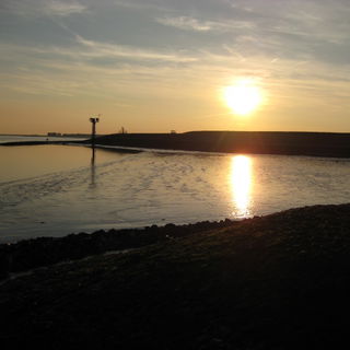 Sonnenuntergang auf Zee...