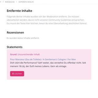 Parfumo ist immer für ...