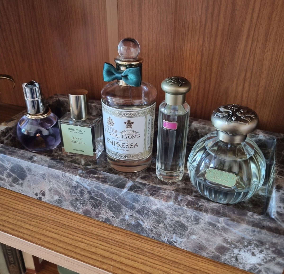 Current March perfume tray.