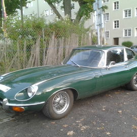 ein echter Jaguar E-Typ...
