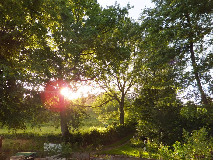 Der Tag geht zu Ende.