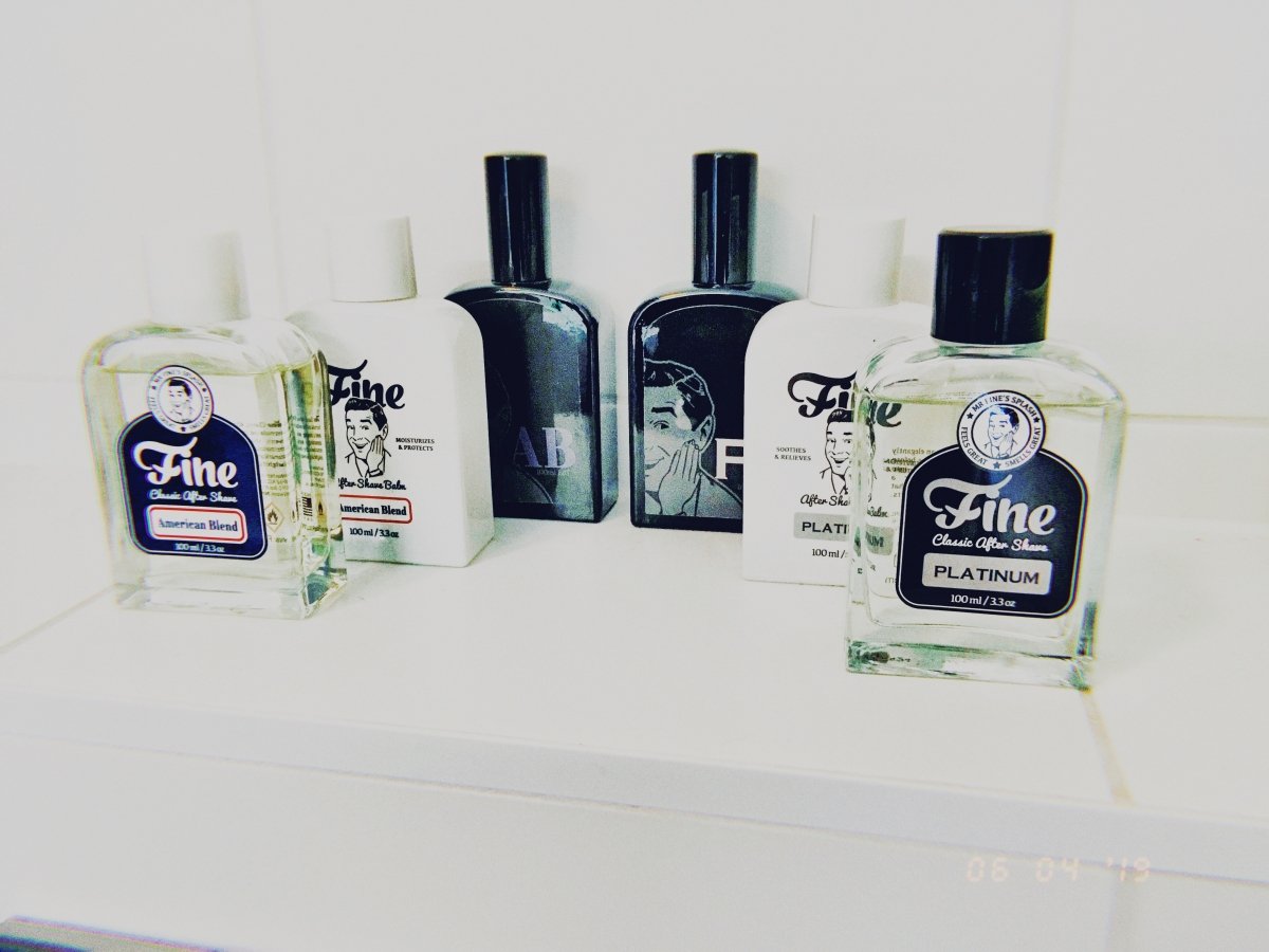 American Blend & Platinum: after shave, balm, EDT