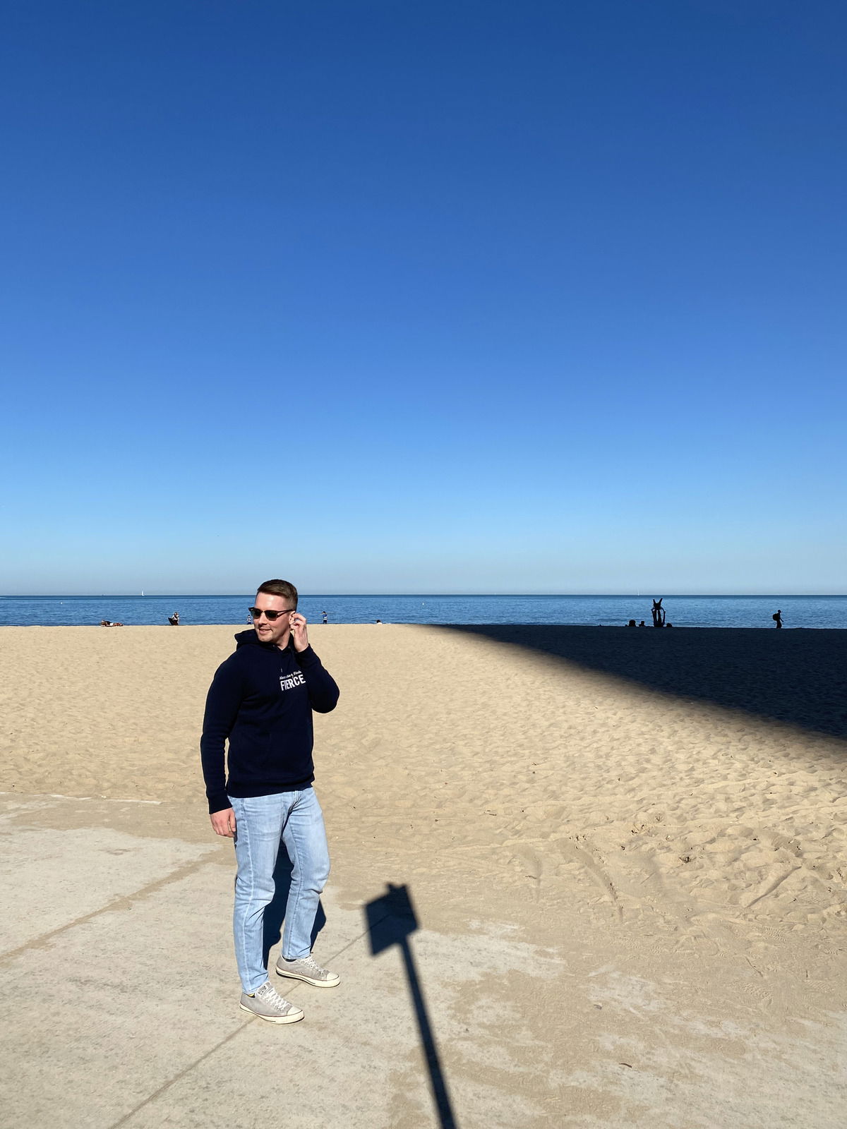 Strandfeeling im Oktober — Chicago.