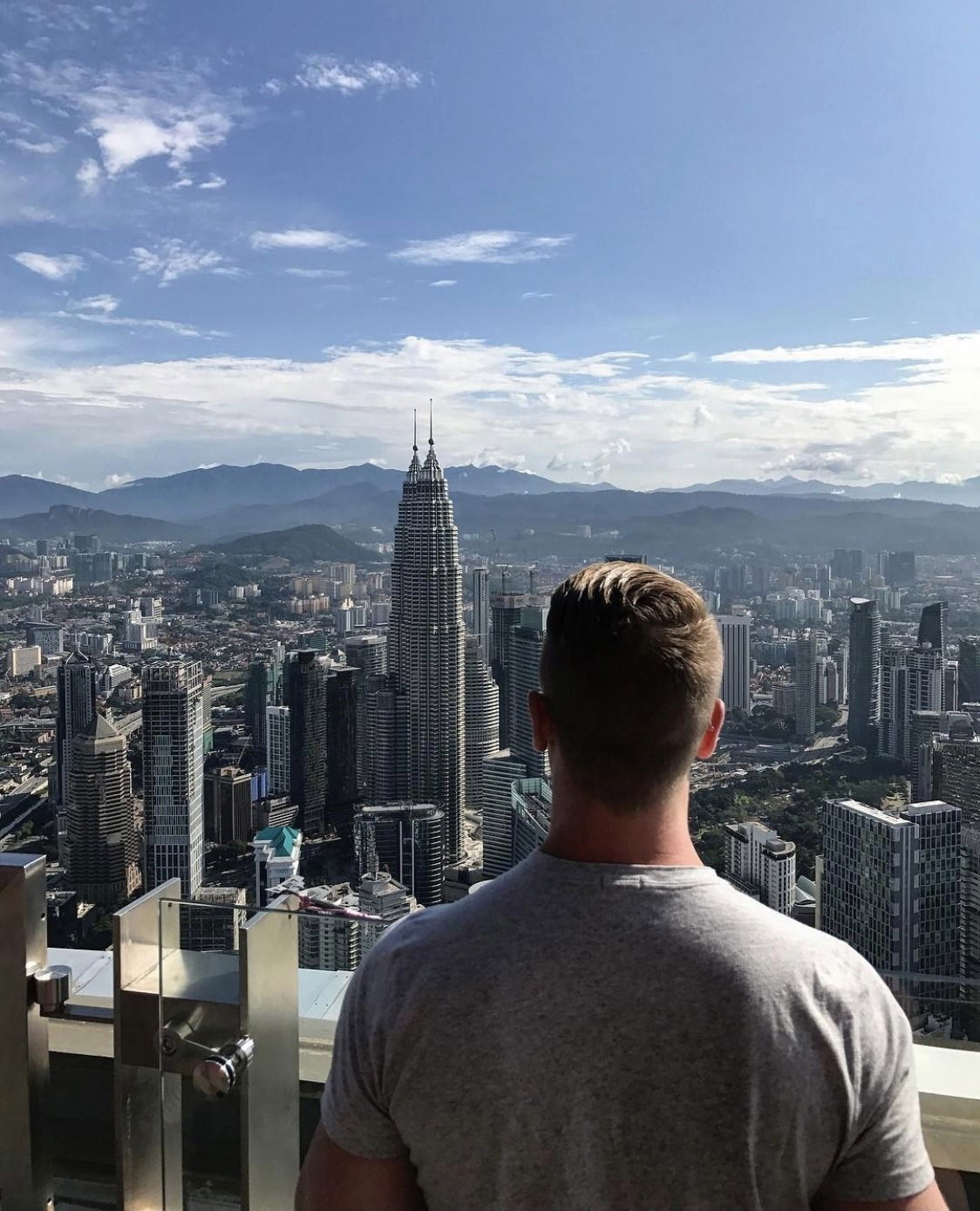 Ein letzter Blick auf Kuala Lumpur.