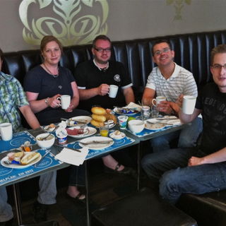 Frühstück vor der Abr...