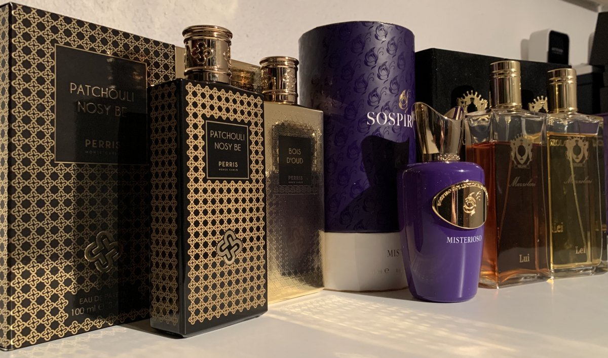 Patchouli Nosy Be, Bois d'Oud, Misterioso, Lui, Lei