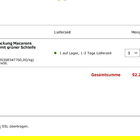 Beinahe hätte ich mir ...