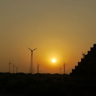 Sonnenuntergang  in Jai...