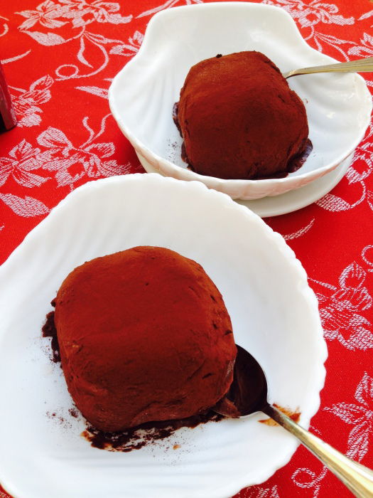 Berühmte Tartufo Eis in Heimatstadt Pizzo Kalabrien