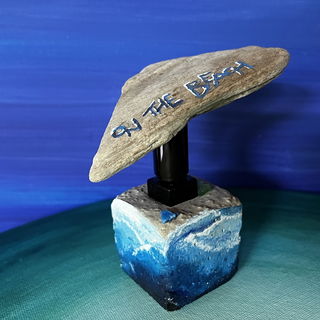 Beton, Acrylfarbe, Trei...