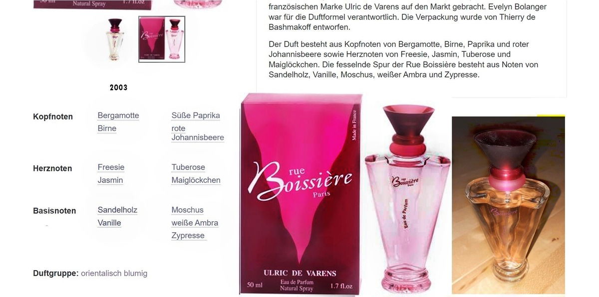 Ulric de Varens Rue Boissiere aus 2003