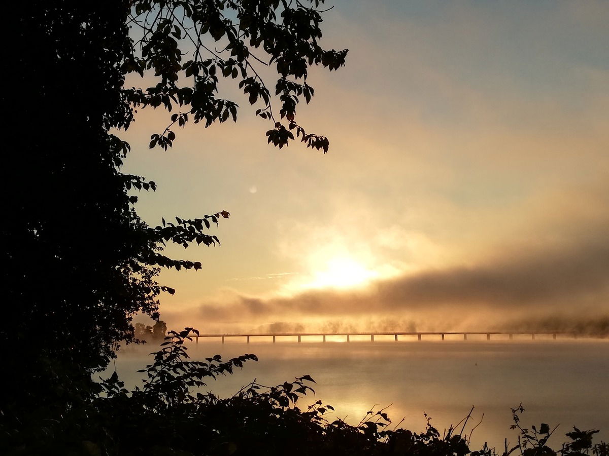 Sonnenaufgang am Möhnesee 30.09.22❤️