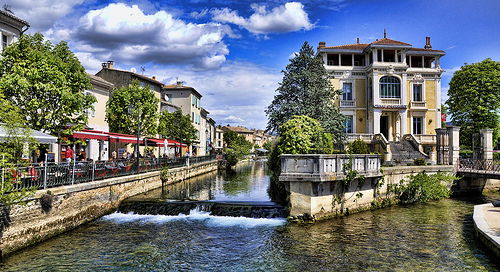 Venedig der Provence L'Isle sur la Sorgue