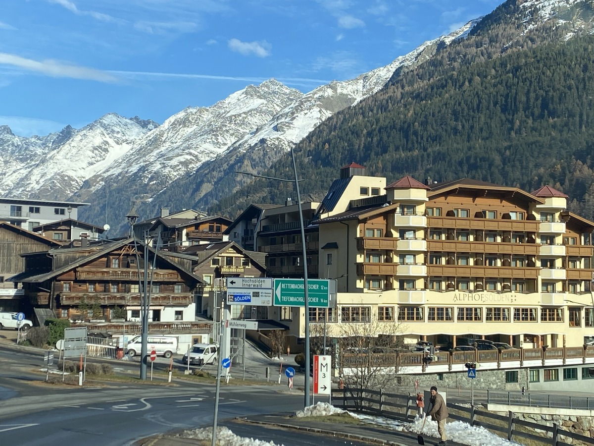 Hotel Alphof Sölden, im November 2021;-)
