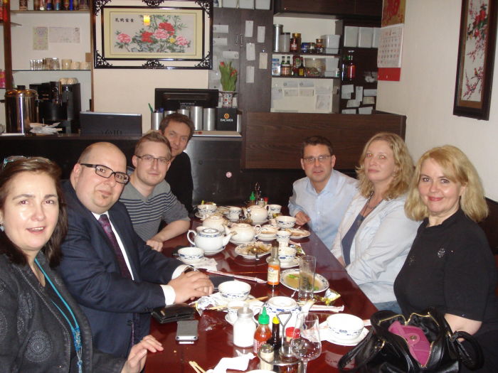 Gemeinsames Abendessen vor der Global Art of Perfume 2012