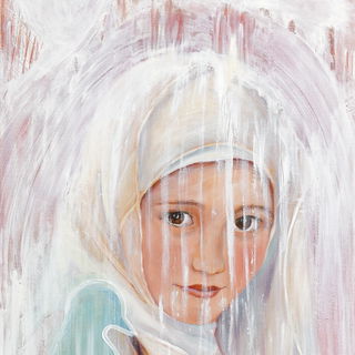 My painting `Rain of pe...