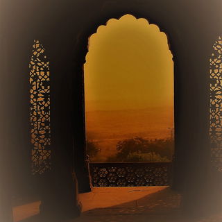 Blick aus dem Fenster d...