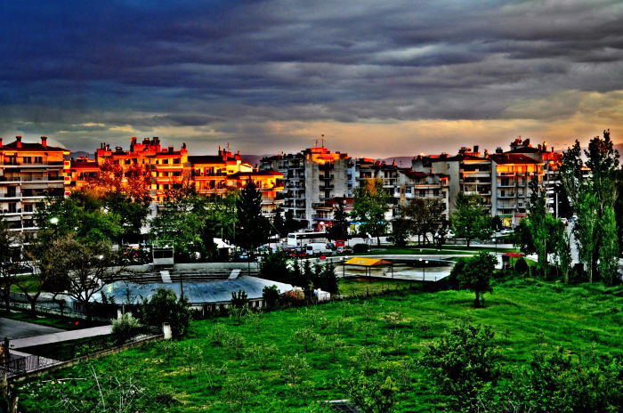 View from my balcony in sunset...