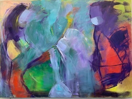 "Ohne Titel" Acryl auf Leinwand 10/2021