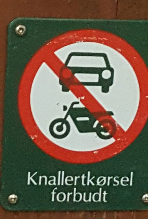 Mein Lieblingsverbotsschild des Miljøministeriet