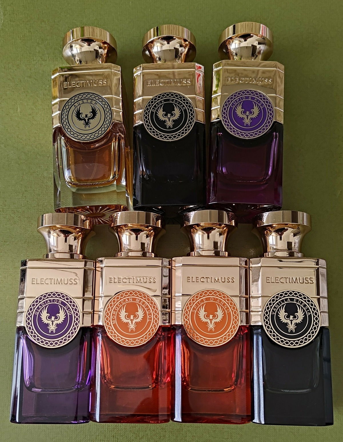 Electimuss - Auster/Black Caviar/Cupid's Kiss/Gladiator Oud/Maroccan Medjool/Spice D'Arno/Vanille Edesia