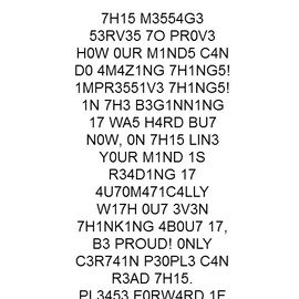 Can you read this text?...
