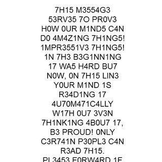 Can you read this text?...