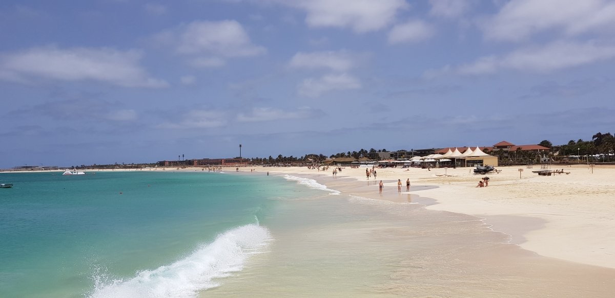 Strand von Santa Maria, Kapverden 2018