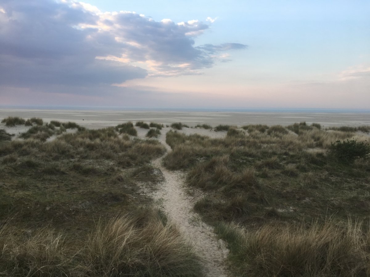 Schietwetter im Anmarsch auf Borkum