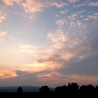 Abend über der Stadt ....