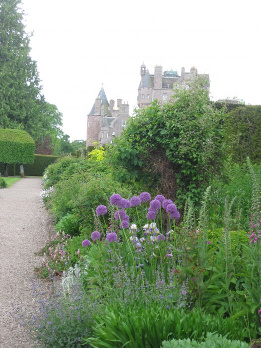 Der "italienische Garten " von Glamis Castle