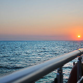 Sonnenuntergang vom Boo...