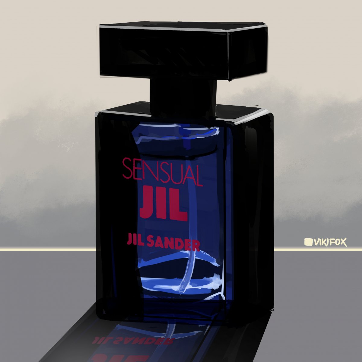 Ein Digitales Gemälde das ich von Jil Sander Sensual gemalt habe :)