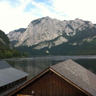 Blick vom Seeanfang in ...