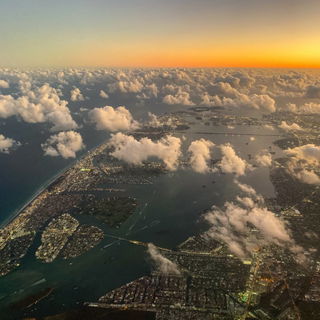 Anflug auf Miami  Wei...