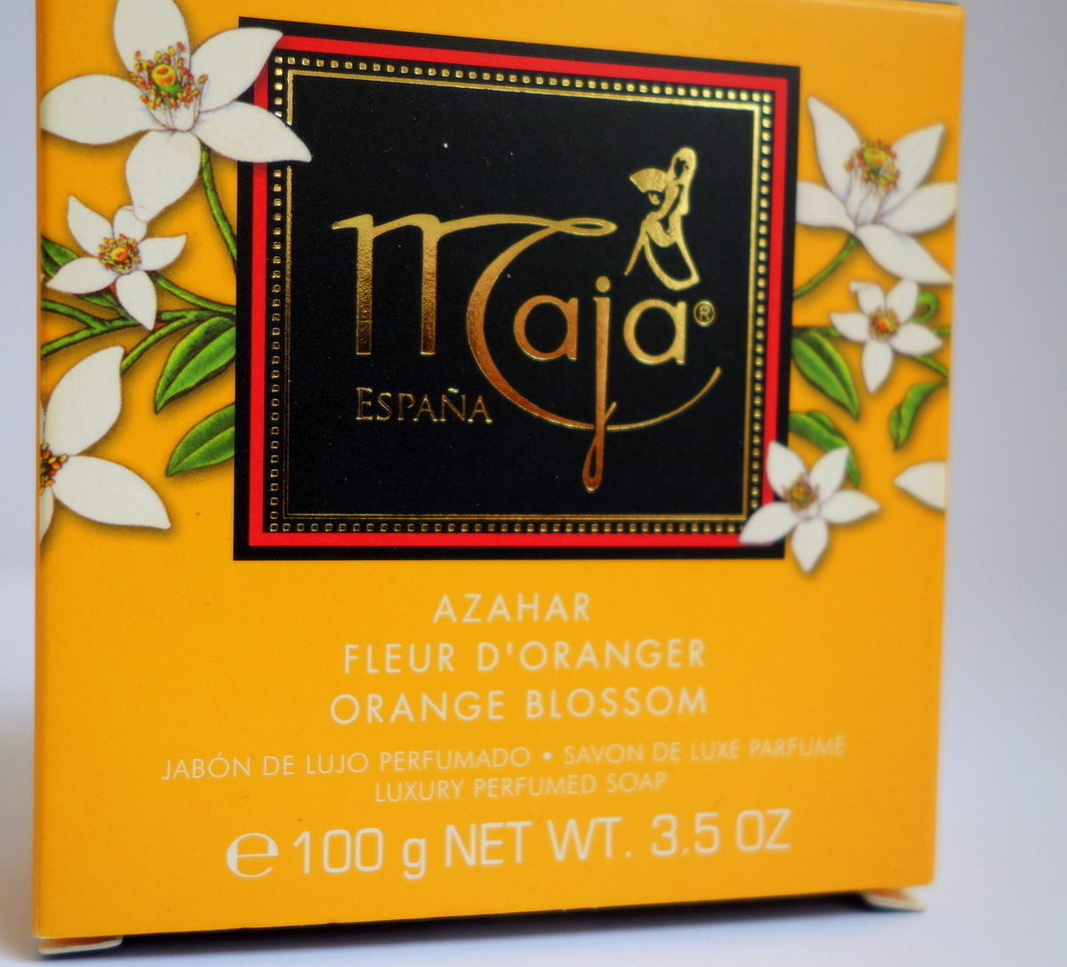 Ursprünglich Myrurgia.     Maja  ESPAÑA: Die Seife wird in Mexiko hergestellt.  Sehr schlechte Qualität!