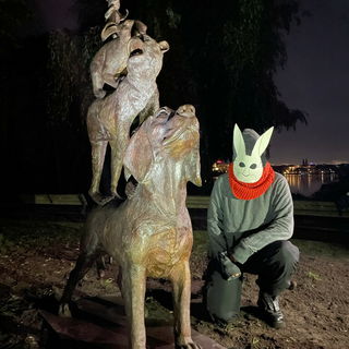 Aktivist beim Aufstelle...