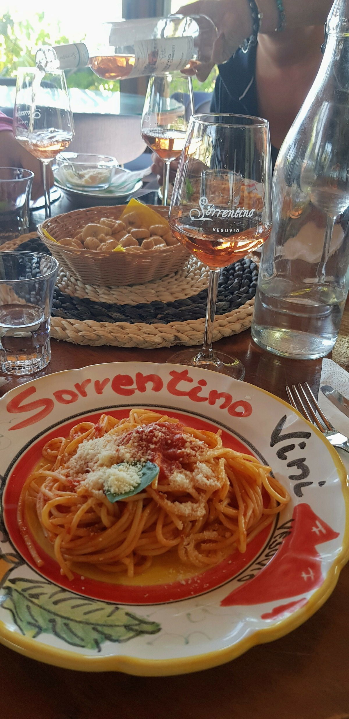Nach der Besteigung des Vesuvs und Pompei noch eine kleine Stärkung.;-)