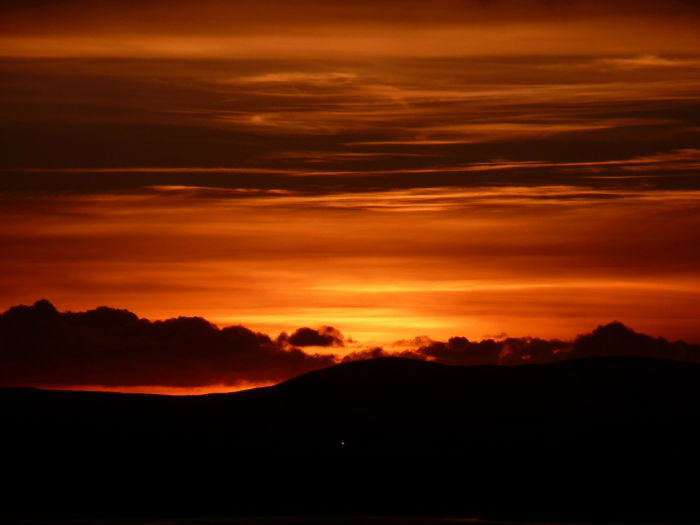 Sonnenuntergang auf den Orkneyinseln - nördlich von Schottland
