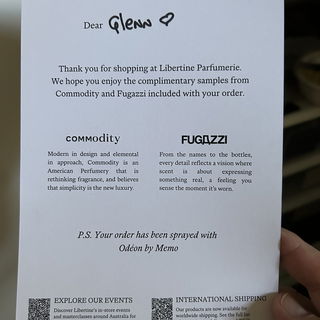 Love the personal touch...